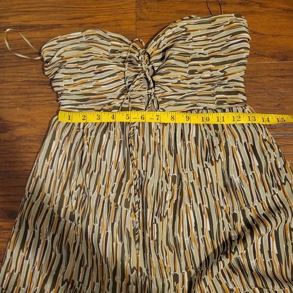 NWT Lush Jumpsuit-Olive/Mustard Beach lightweight.sz small - Picture 10 of 13
